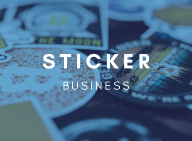 how to start a sticker business